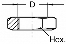 Гайка контр. M14x1,5 бронза WABCO